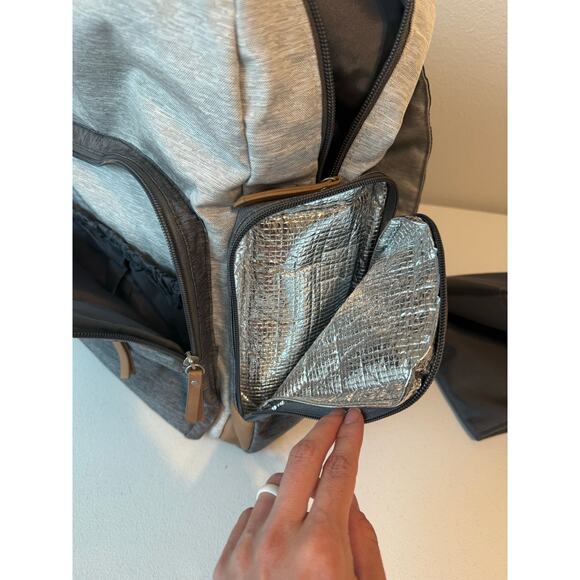 Eddie Bauer Cascade First Adventure Backpack Diaper Bag‎ - Gray - Picture 7 of 10